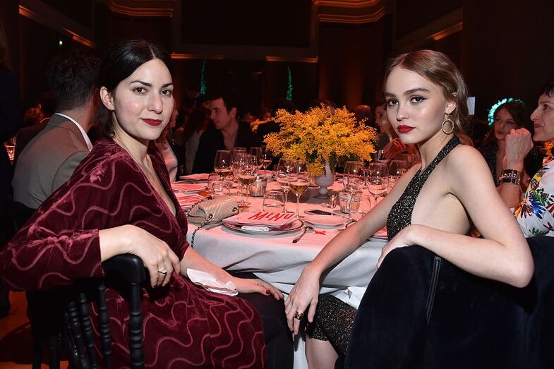 Jantar Sidaction Rebecca Zlotowski, Lily-Rose Depp