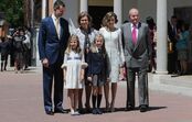 Reis de Espanha com Leonor e Sofia