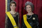 Letizia e a rainha Sofia