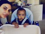 kim kardashian, saint west