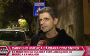 Carrilho ameaça Bárbara com tiro de assassino profissional
