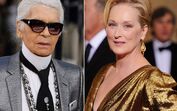 Karl Lagerfeld, meryl streep