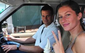 Enfim o descanso. Gisele Bundchen e Tom Brady fazem férias em Portugal