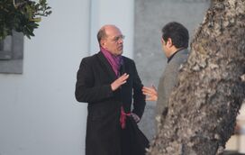 José Wallenstein irritado com jornalista