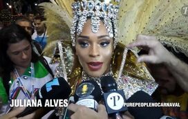 A rainha de bateria, Juliana Alves, fala do seu amor à Unidos da Tijuca