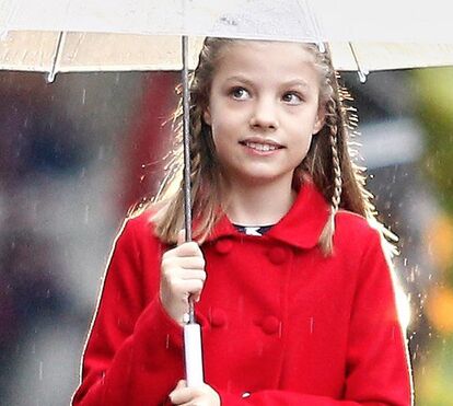 veja as princesas Leonor e Sofia na festa nacional de Espanha