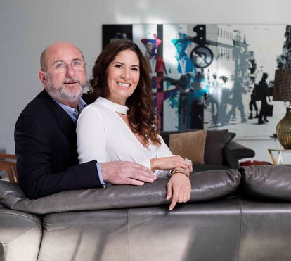 Em casa de Fernando e Débora Bonfante