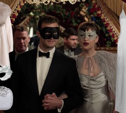 As estrelas de ‘As Cinquenta Sombras de Grey’ cruzaram-se em festival de cinema: veja a foto