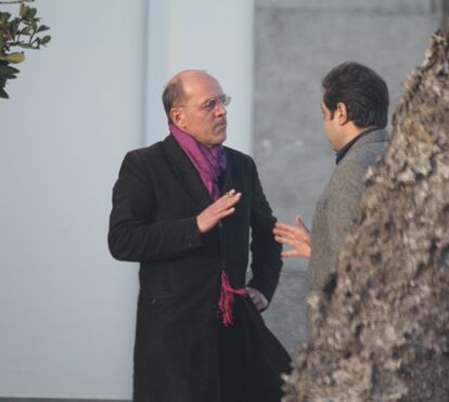 José Wallenstein irritado com jornalista