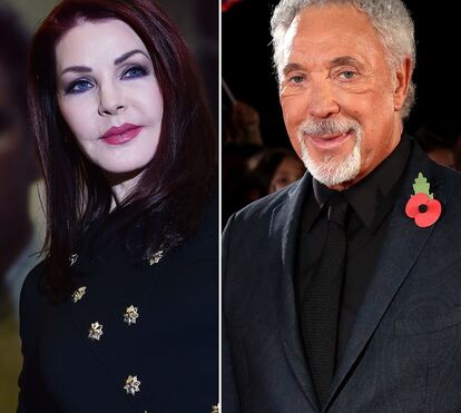 Viúva de Elvis namora com Tom Jones