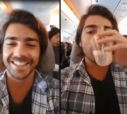 Lourenço Ortigão mostra-se muito animado em voo para o Dubai