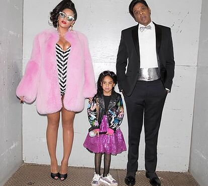 Filha de Beyoncé é a menina bonita da Gucci 