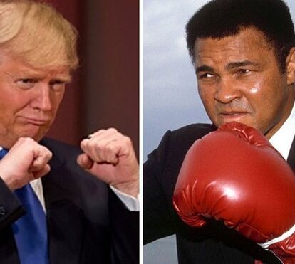 Trump deixa filho de Muhammad Ali KO