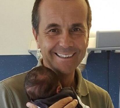 Jorge Gabriel e o filho Pedro