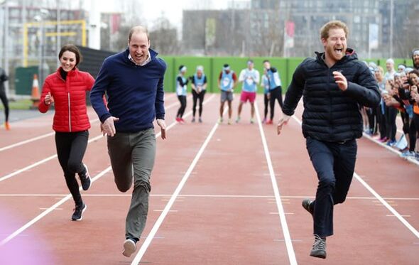 Kate, William e Harry
