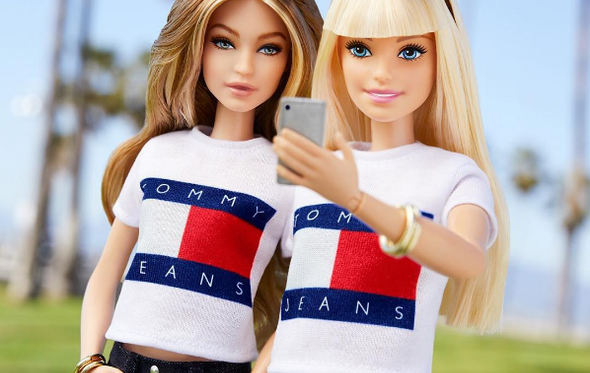 Gigi em versão Barbie