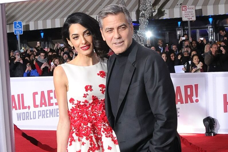 George Clooney, Amal Alamuddin, gémeos