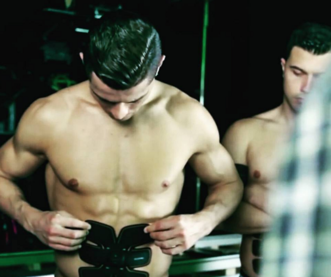 Cristiano Ronaldo e Diego Dávila