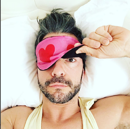 Cláudio Ramos numa selfie que colocou nas redes sociais
