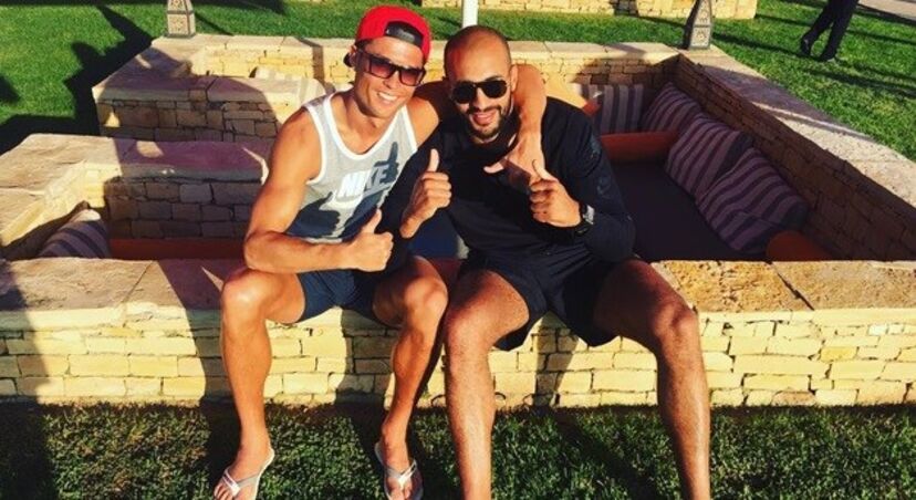 Cristiano Ronaldo e Badr Hari