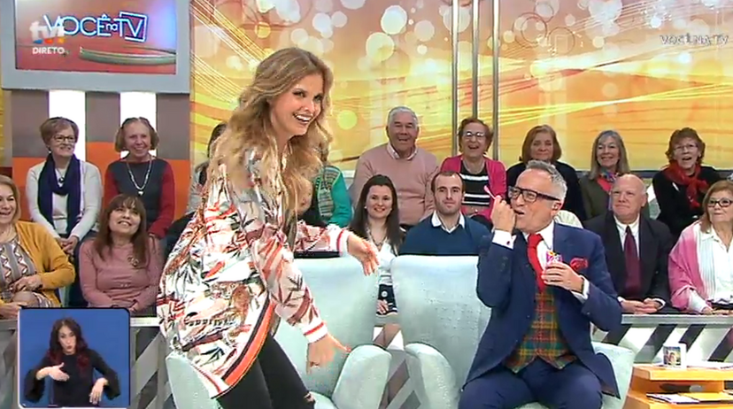 você na tv