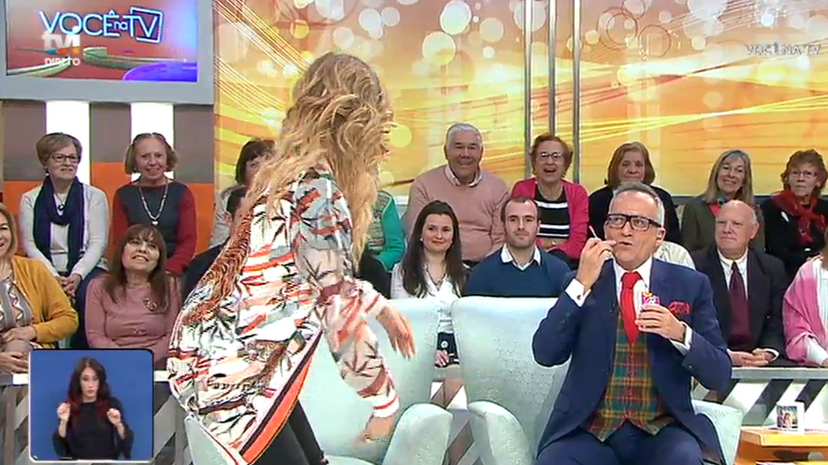 você na tv