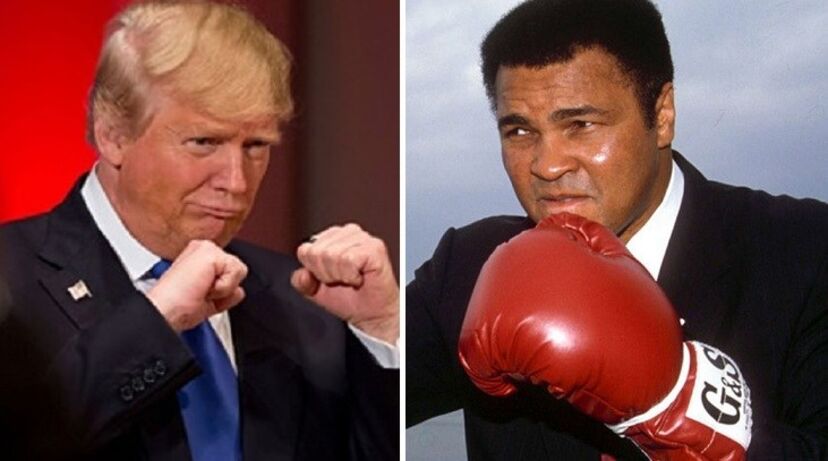 trump, muhammed ali