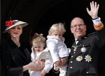 principes do Mónaco com gémeos