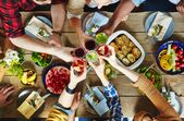 Jantar amigos dieta