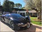 Cristiano Ronaldo e o seu bugatti