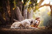 cão criança
