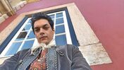 Com a mulher, Rita Soares, grávida de oito meses, Nuno Janeiro não larga o telemóvel e revela: "É que eu nasci de 7 meses!".