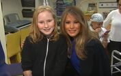 Melania Trump faz primeira visita oficial a um hospital pediatrico