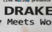 Bilhete para concerto de Drake
