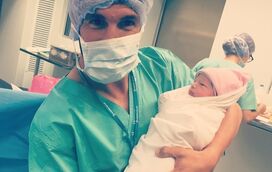 Nasceu a filha de Lúcia Garcia e Bruno Aguiar