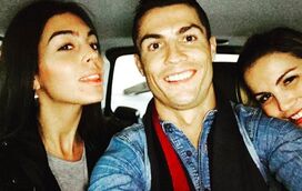 Ronaldo e Katia disfarçam zanga de família