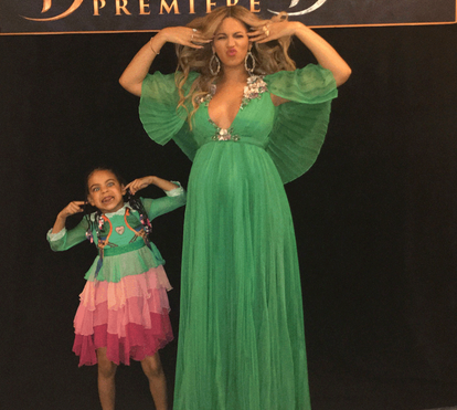 Filha de 5 anos de Beyoncé usa vestido de 24 mil euros