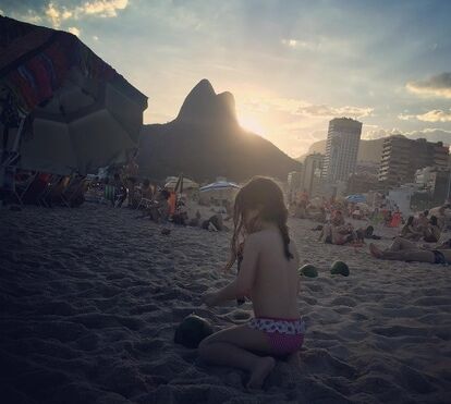 Paula Lobo Antunes de férias no Brasil com a filha e Maria João Bastos