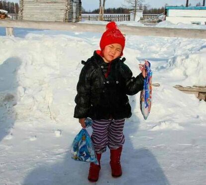 Criança de 4 anos percorre 8 kms entre lobos, com 34 graus negativos, para ajudar avô