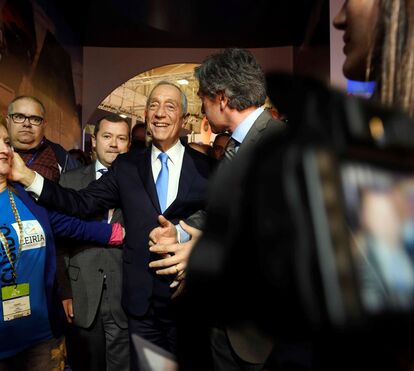 Marcelo Rebelo de Sousa vítima das 'selfies' 