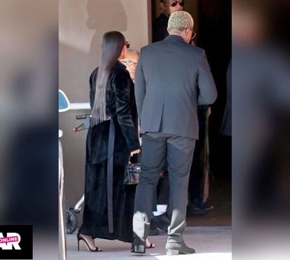Kardashian em lágrimas no funeral de primo bebé