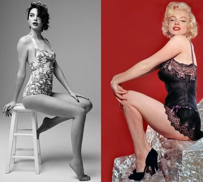 Kendall Jenner tão sensual quanto Marilyn Monroe