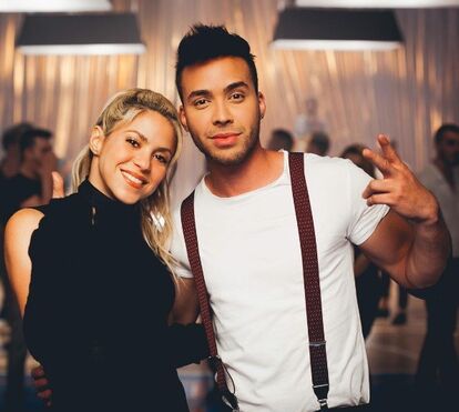 Shakira e Prince Royce ensinam-na a dançar bachata