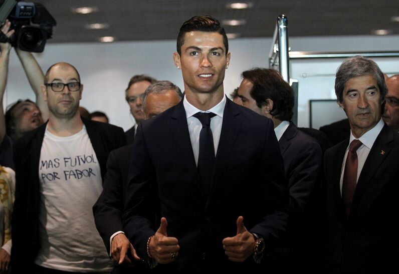 Cristiano Ronaldo, aeroporto madeira, georgina 