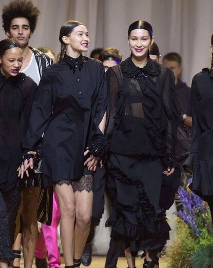 Luís Borges, bella e gigi hadid