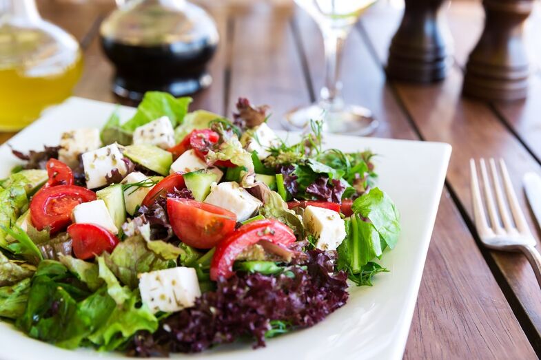 salada dieta