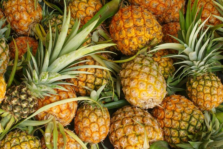 fruta alimentos ananás abacaxi