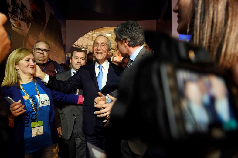 Marcelo Rebelo de Sousa vítima das 'selfies'