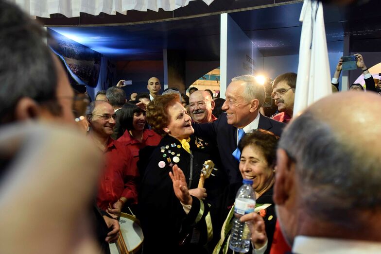 Marcelo Rebelo de Sousa vítima das 'selfies'