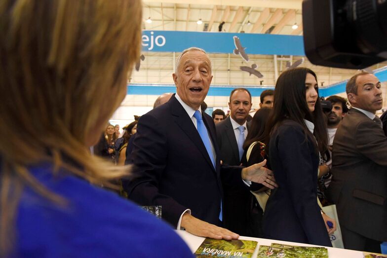 Marcelo Rebelo de Sousa vítima das 'selfies'